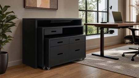 Mobile nesting office system